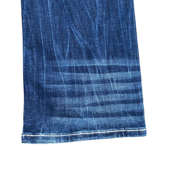 Miss Me Curvy Boot Denim Jeans Sz 27 Rhinestone Western Statement Mid-Rise - Picture 4 of 16